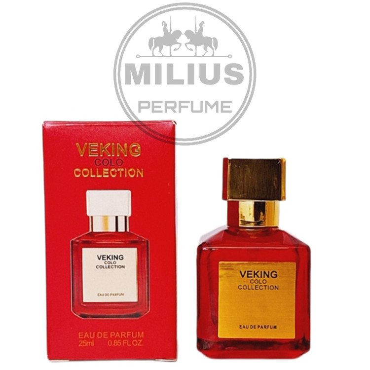 ادو پرفیوم مردانه و زنانه ویکینگ کالکشن مدل باکارات رژ قرمز حجم 25 میل