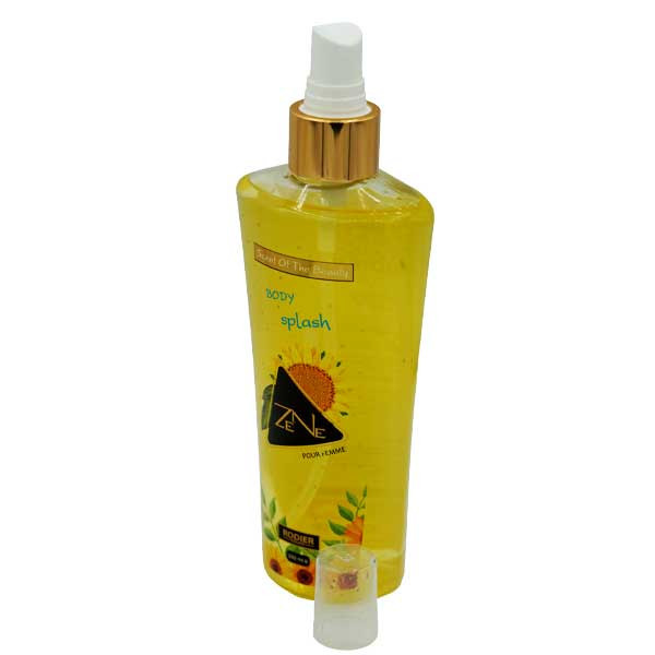 تصویر بادی اسپلش زنانه رودیر مدل ZENE حجم 250 میلی لیتر با طراحی شیک و رایحهای ملایم، مناسب برای استفاده روزانه