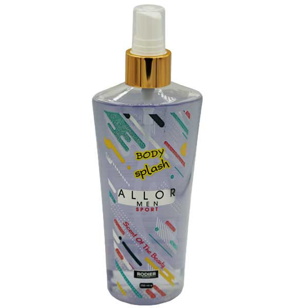 بادی اسپلش مردانه رودیر مدل Allor Men با رایحه خنک و الهامگرفته از Allure Homme Sport شنل