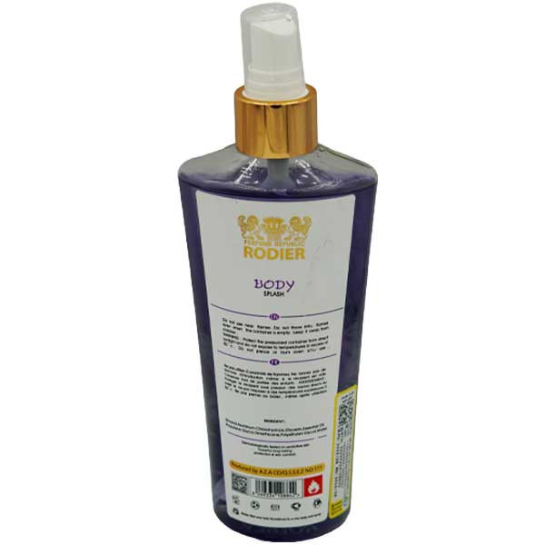 بادی اسپلش مردانه رودیر مدل Allor Men با رایحه خنک و الهامگرفته از Allure Homme Sport شنل