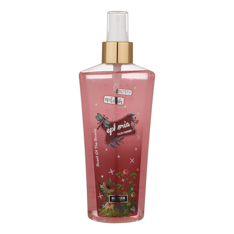 بادی اسپلش زنانه رودیر مدل Ephoria حجم 250 میلیلیتر با رایحه گرم و شیرین مخصوص پاییز و زمستان