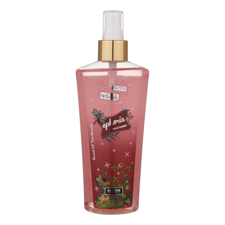 بادی اسپلش زنانه رودیر مدل Ephoria حجم 250 میلیلیتر با رایحه گرم و شیرین مخصوص پاییز و زمستان