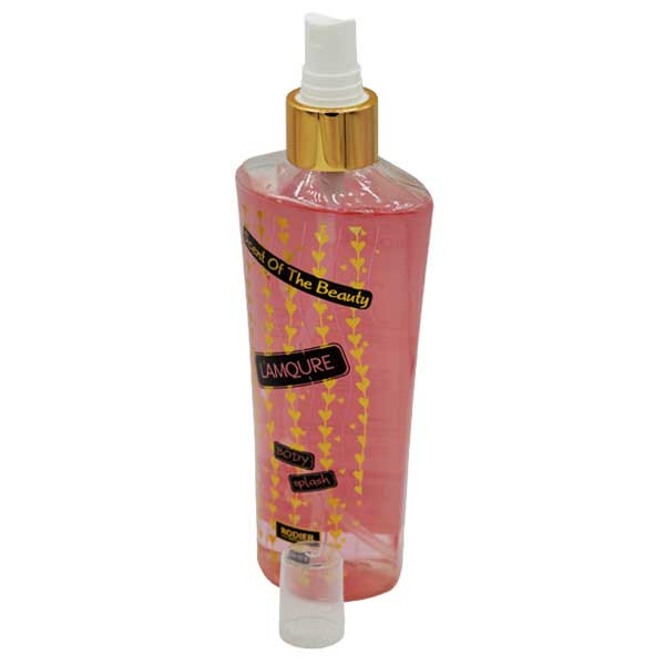 بادی اسپلش زنانه رودیر مدل L’AMOURE حجم 250 میلی لیتر با رایحه گلی و لطیف مناسب پوست حساس