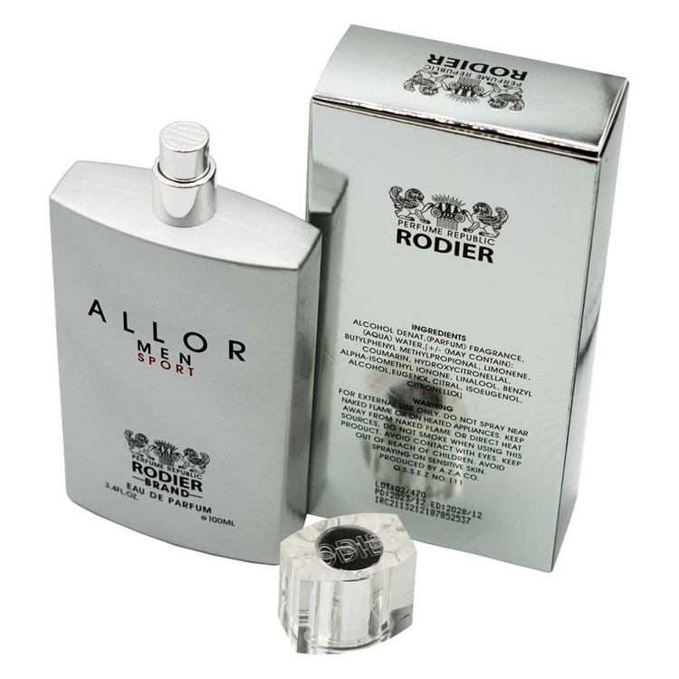 ادو پرفیوم مردانه رودیر مدل ALLOR MEN SPORT حجم 100 میلی لیتر