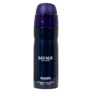 اسپری بدن مردانه رودیر مدل Savage | رایحه تند و خنک با ماندگاری بالا