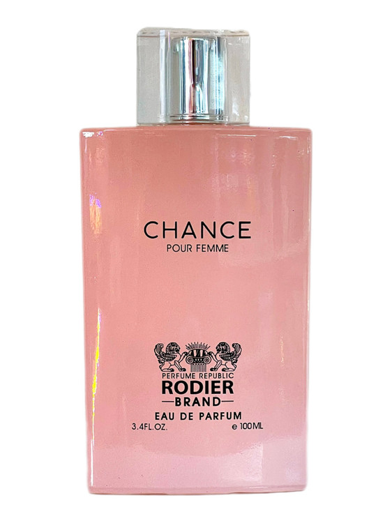 ادو پرفیوم زنانه رودیر مدل CHANCE با رایحهای لطیف، گلی و الهامگرفته از Chanel Chance – مناسب برای استفاده روزانه و مناسبتهای خاص