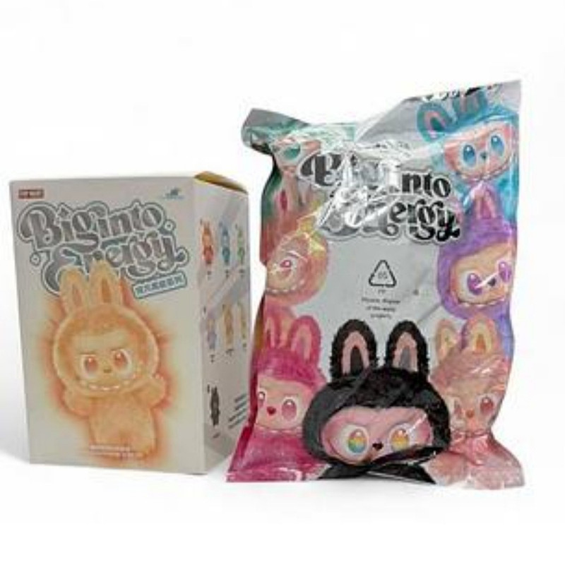 عروسک شانسی لبوبو مدل انرژی با طراحی بامزه و جعبه سورپرایز رنگارنگ