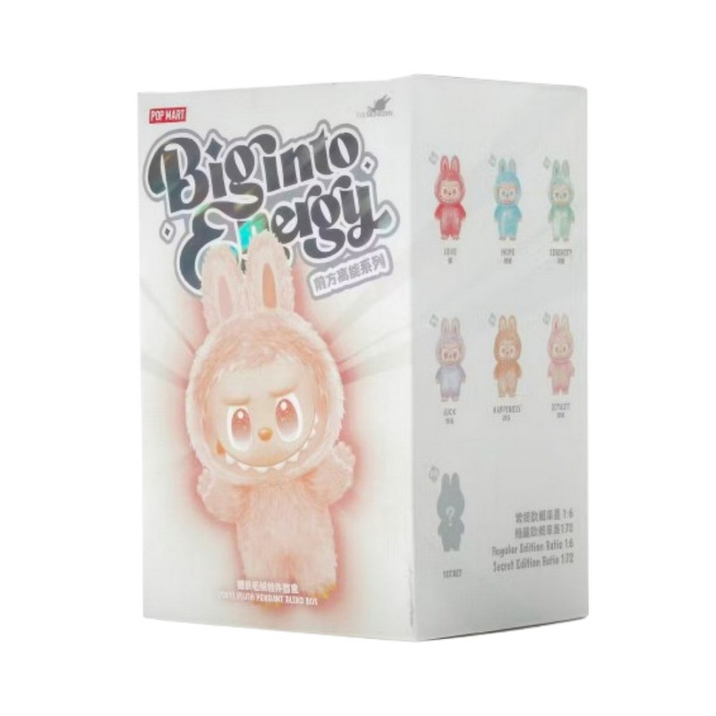 عروسک شانسی لبوبو مدل انرژی با طراحی بامزه و جعبه سورپرایز رنگارنگ