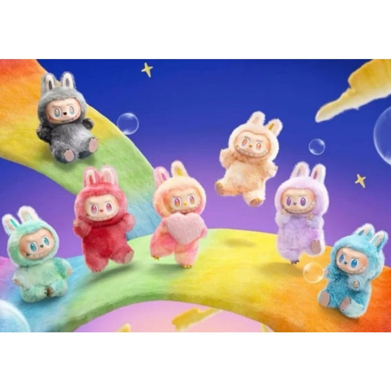 عروسک شانسی لبوبو مدل انرژی با طراحی بامزه و جعبه سورپرایز رنگارنگ