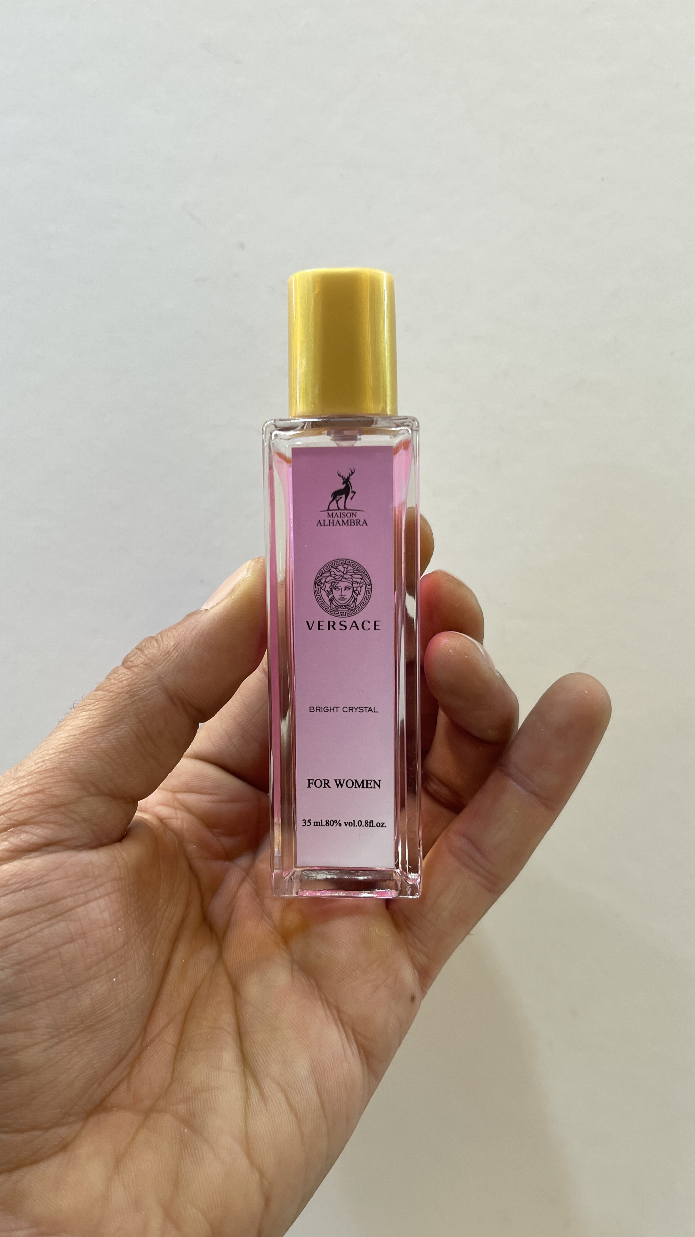 ادکلن 35 میل الحمبرا ورساچه صورتی