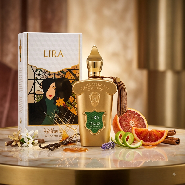 عطر زنانه بالرینا مدل Lira حجم 100 میلی لیتر با رایحه گرم و شیرین