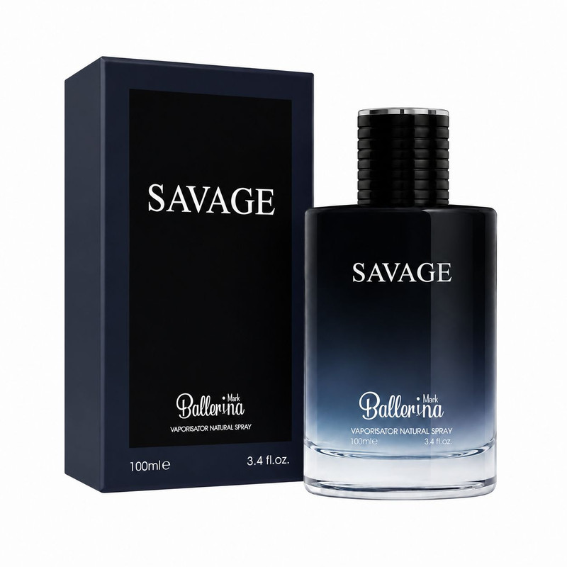 ادو پرفیوم مردانه بالرینا مدل Savage با رایحه تلخ حجم 100 میلی لیتر
