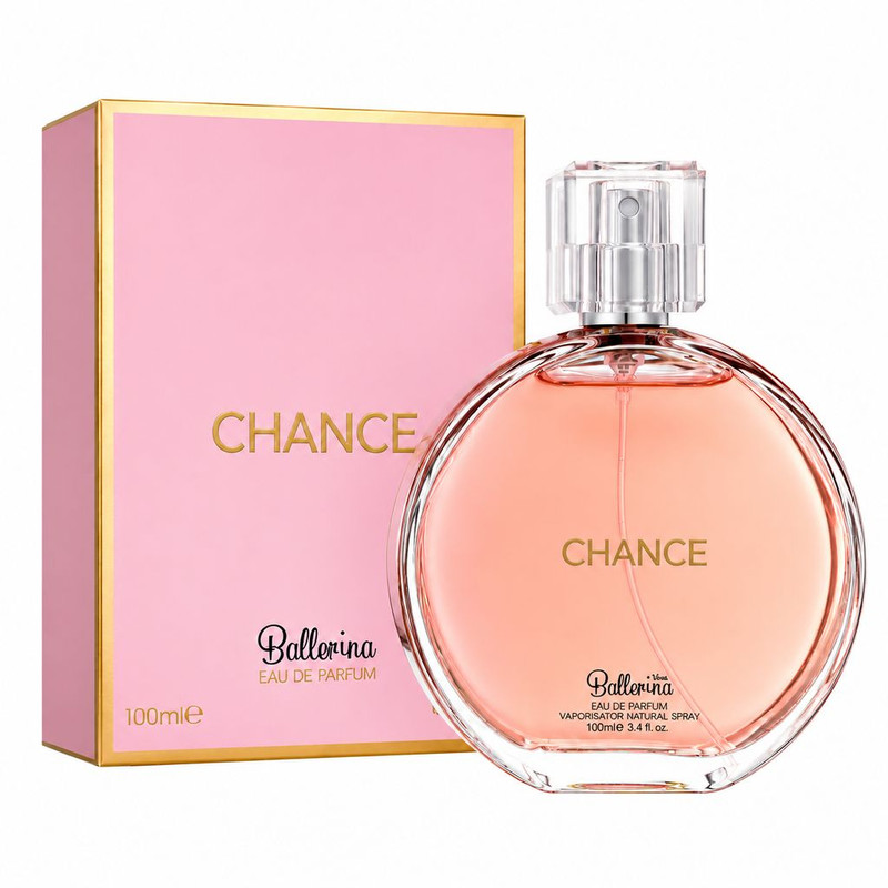 ادو پرفیوم زنانه بالرینا مدل Chance با رایحه شیرین و ملایم حجم 100 میلی لیتر