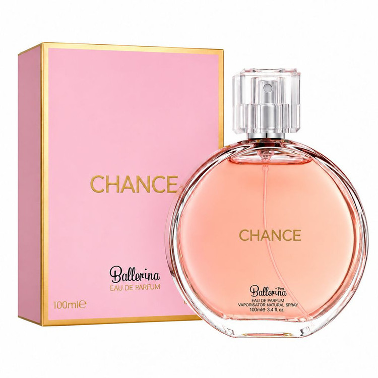 ادو پرفیوم زنانه بالرینا مدل Chance با رایحه شیرین و ملایم حجم 100 میلی لیتر